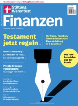 Stiftung Warentest Finanztest – Marz 2025