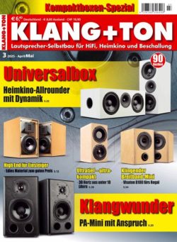 Klang+Ton – April-Mai 2025