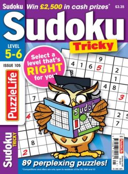 PuzzleLife Sudoku Tricky – March 2025