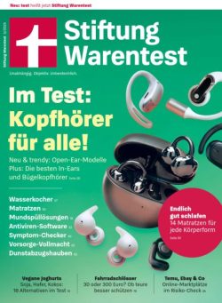 Stiftung Warentest Test Magazin – Marz 2025
