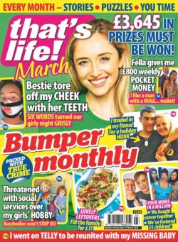 That’s Life Monthly – March 2025