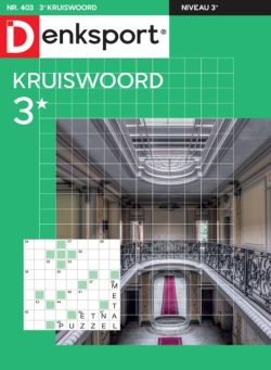 Denksport Kruiswoord 3 – 17 April 2025