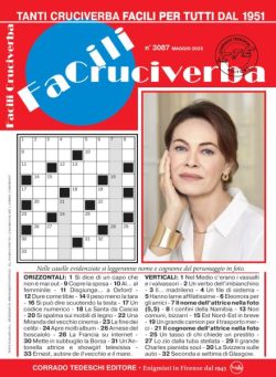 Facili Cruciverba – Maggio 2025