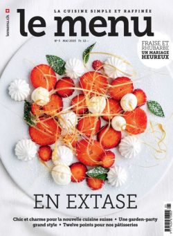 le menu edition francaise – Mai 2025