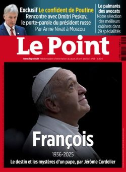 Le Point – 24 Avril 2025
