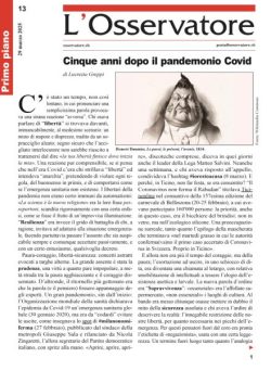 L’Osservatore – 29 Marzo 2025