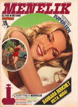 Menelik – N 58 24 Novembre 1972