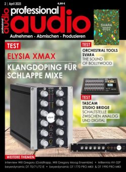 Professional Audio – April 2025