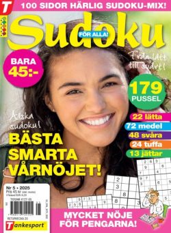Sudoku for Alla – April 2025
