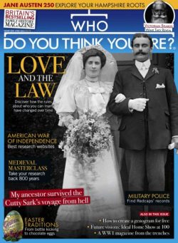 Who Do You Think You Are – April 2025
