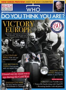 Who Do You Think You Are – May 2025