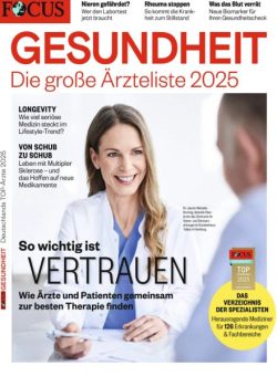 Focus Gesundheit – 29 April 2025