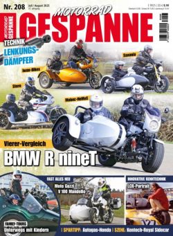 Motorrad Gespanne – Juli-August 2025