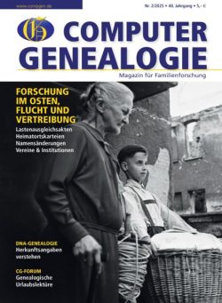 Computer Genealogie – Juni 2025