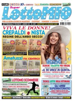 Lottomio del Giovedi – 24 Giugno 2025